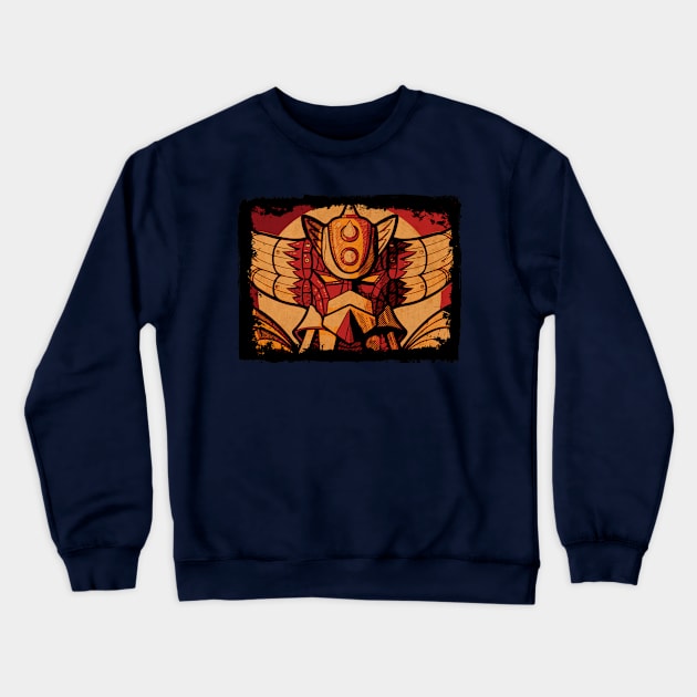 Retro Ufo Robot Crewneck Sweatshirt by CTShirts